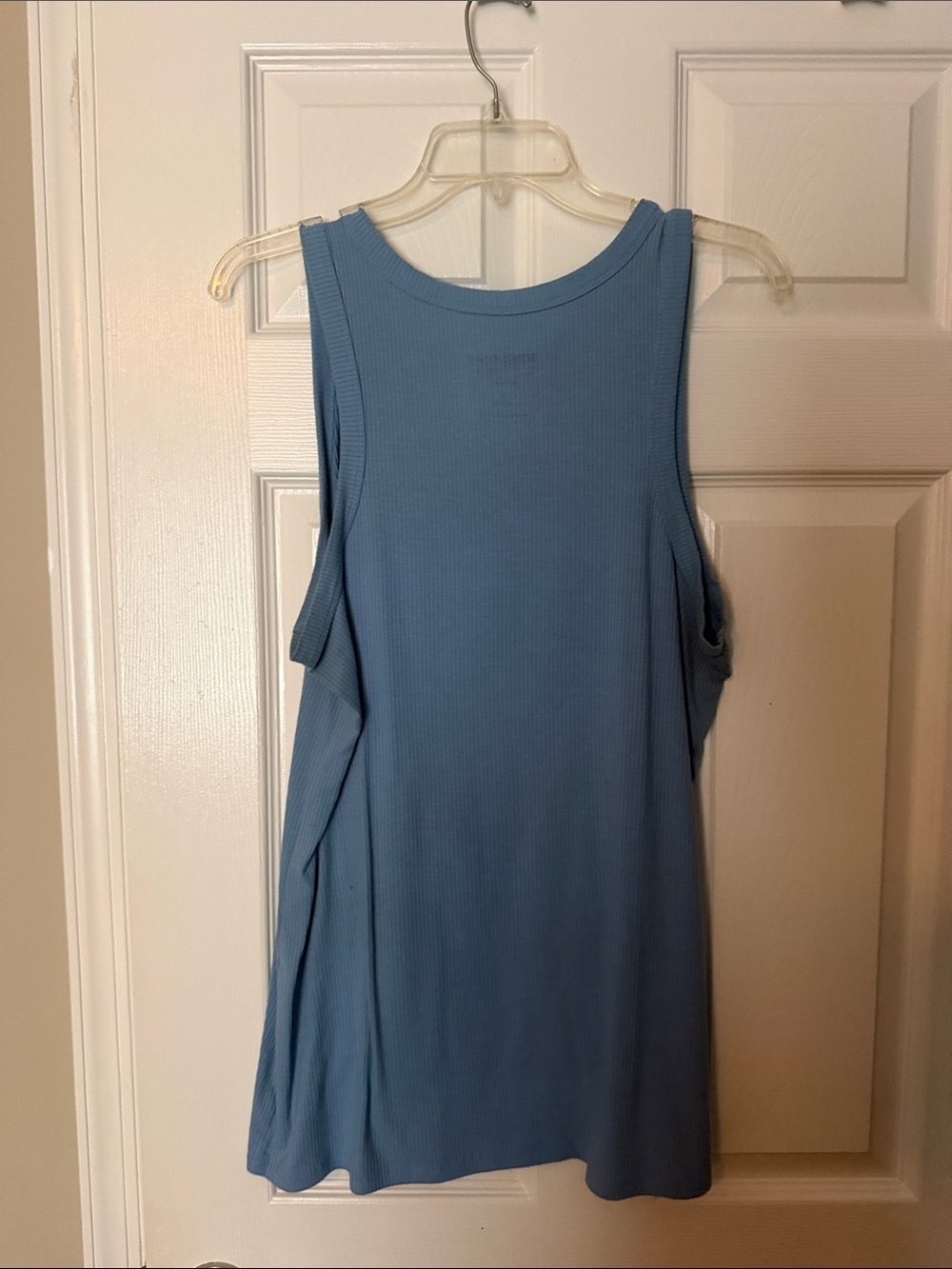 torrid Blue Ribbed Tank Top - Picture 2 of 2